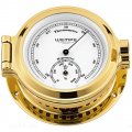 WEMPE Thermometer/Hygrometer Combination 120mm Ø (NAUTICAL Series) Thermometer/hygrometer brass with white clock face