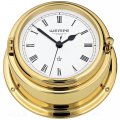 WEMPE Quartz Ship Clocks 150mm Ø (BREMEN II Series) Quartz ship clock brass with Roman numerals