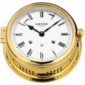WEMPE Mechanical Bell Clock 185mm Ø (ADMIRAL II Series) Bell clock brass with white clock face