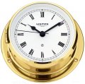 WEMPE Yacht Clock 110mm Ø (SKIFF Series) Yacht clock brass with Roman numerals