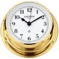 WEMPE Yacht Clock 110mm Ø (SKIFF Series) Yacht clock brass with Arabic numerals