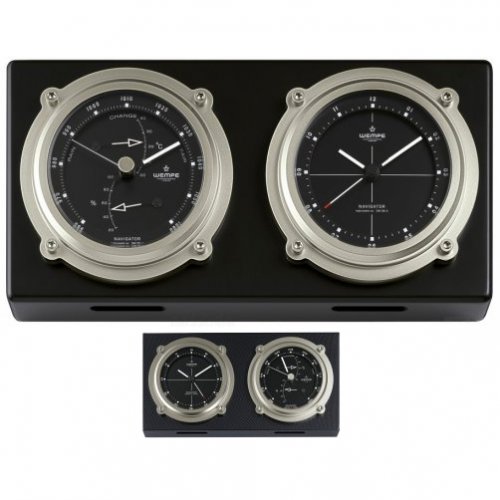 WEMPE ELEGANZ Instrument combiné avec horloge, baromètre, thermomètre/ hygromètre