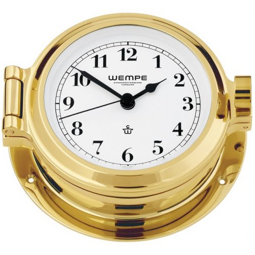Order your WEMPE Porthole Clock NAUTICAL with battery-powered