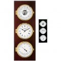 WEMPE Quartz Clock with Thermometer/Hygrometer Combination (ELEGANCE Series)