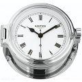  Porthole clock chrome plated with Roman numerals