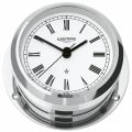  Yacht clock chrome plated with Roman numerals