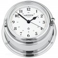 WEMPE Quartz Ship Clocks 150mm Ø (BREMEN II Series) Quartz ship clock chrome plated with Arabic numerals