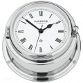  Quartz ship clock chrome plated with Roman numerals