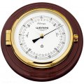  Barometer brass in mahogany wood