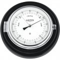 WEMPE Barometer 210mm Ø (SKIPPER Series) Barometer chrome plated on black wood