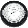  Barometer chrome plated on black wood