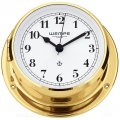  Yacht clock brass with Arabic numerals