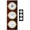 WEMPE Quartz Clock with Thermometer/Hygrometer Combination (ELEGANCE Series)